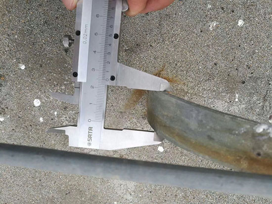 引下線(xiàn)寬度測試